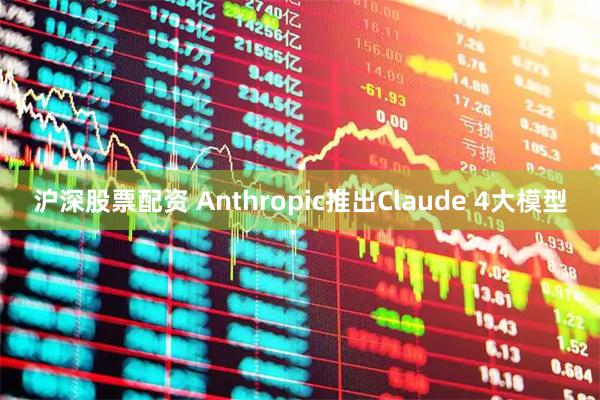 沪深股票配资 Anthropic推出Claude 4大模型